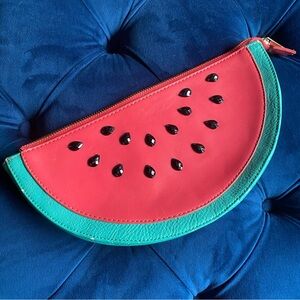 Nila Anthony Watermelon Slice Clutch Purse